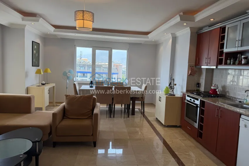Purchase Furnished 2+1 apartments with sea view on the beachfront - Alanya, Tosmur 2 