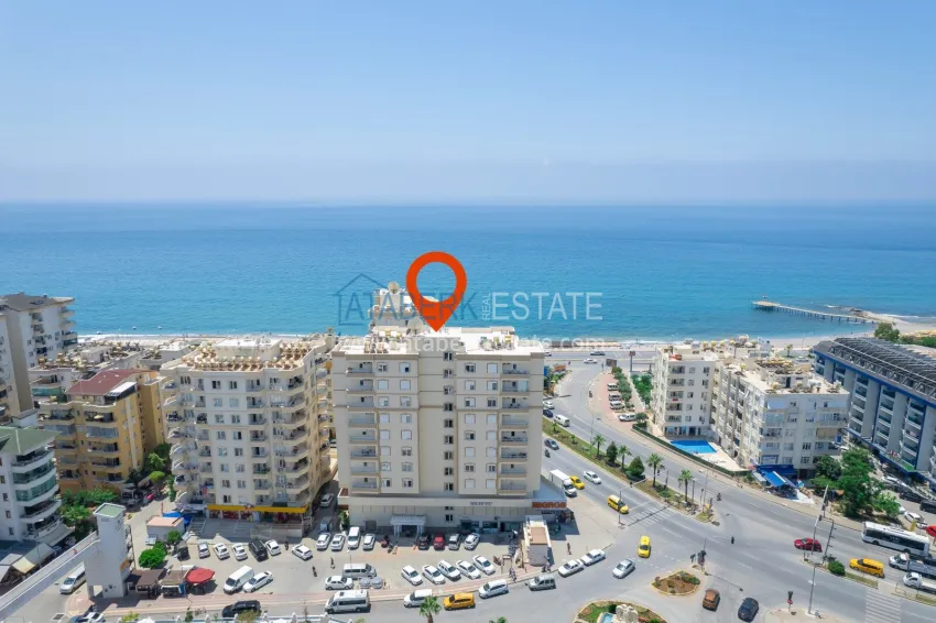 Furnished 2+1 apartments with sea view on the beachfront - Alanya, Tosmur 2 