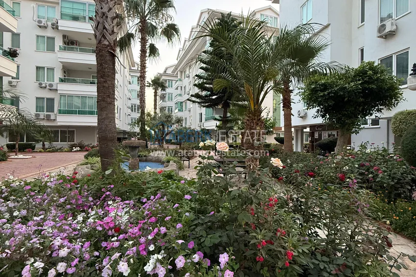 Newly furnished three-room apartment after renovation in a residential complex by the river, Kestel, Alanya 9 