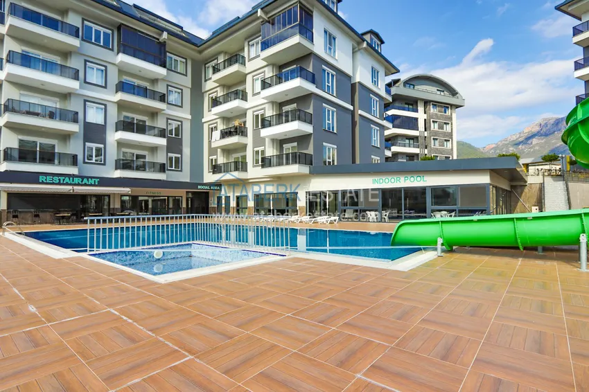 2+1 duplex with furniture in a modern residential complex - Upper Oba, Alanya. Suitable for obtaining a residence permit 12 