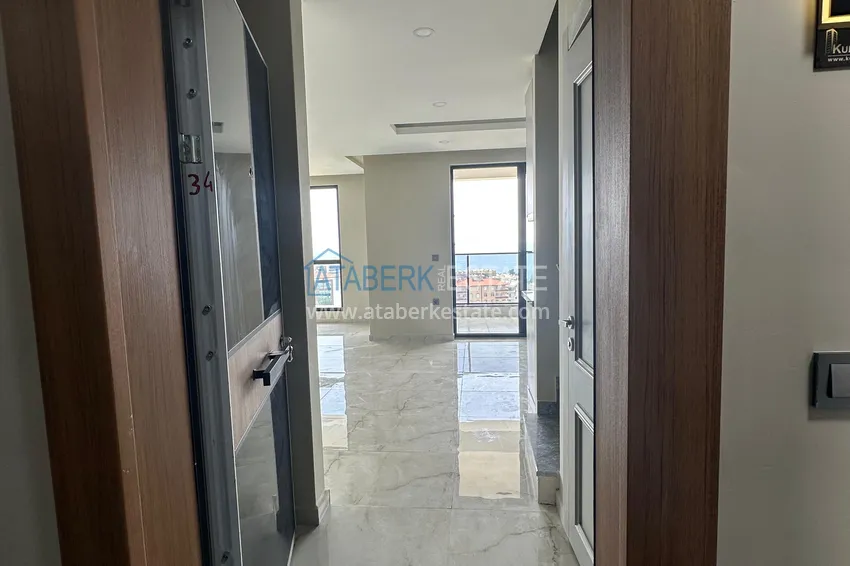 Purchase  2+1 duplex penthouse with sea and fortress views - Tosmur, Alanya. Suitable for a residence permit 1 