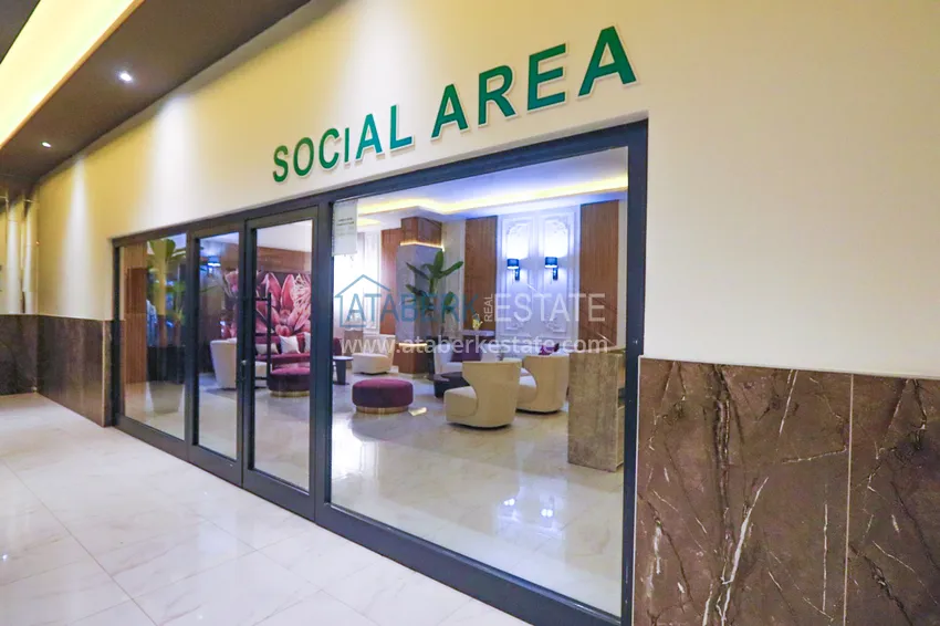 2+1 duplex with furniture in a modern residential complex - Upper Oba, Alanya. Suitable for obtaining a residence permit 21 