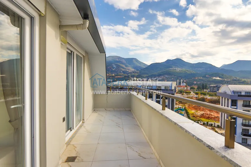 Purchase 2+1 duplex with furniture in a modern residential complex - Upper Oba, Alanya. Suitable for obtaining a residence permit 27 