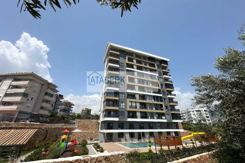 2+1 duplex penthouse with sea and fortress views - Tosmur, Alanya. Suitable for a residence permit 2 