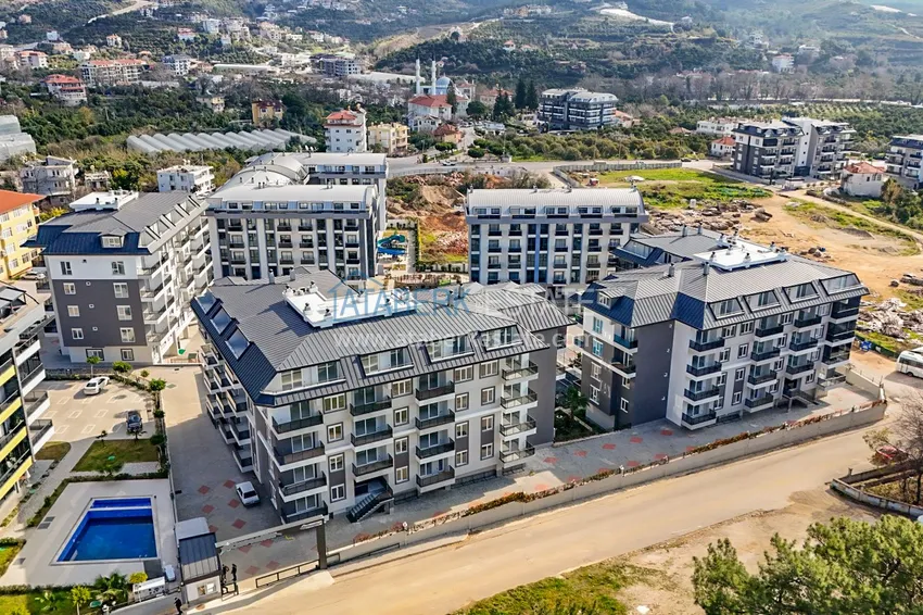 2+1 duplex with furniture in a modern residential complex - Upper Oba, Alanya. Suitable for obtaining a residence permit 2 
