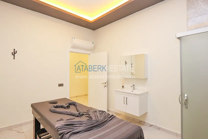 2+1 duplex with furniture in a modern residential complex - Upper Oba, Alanya. Suitable for obtaining a residence permit 36 