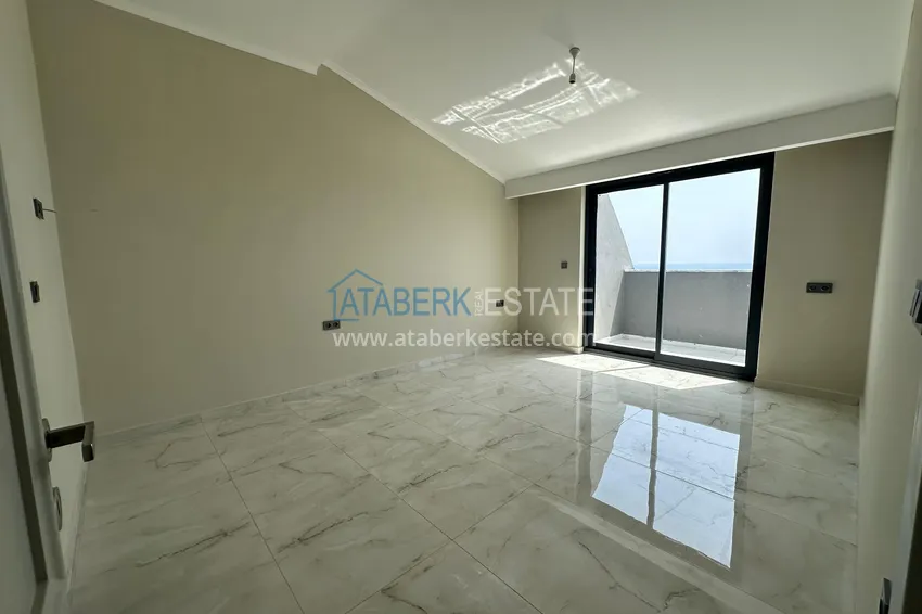 Purchase  2+1 duplex penthouse with sea and fortress views - Tosmur, Alanya. Suitable for a residence permit 5 