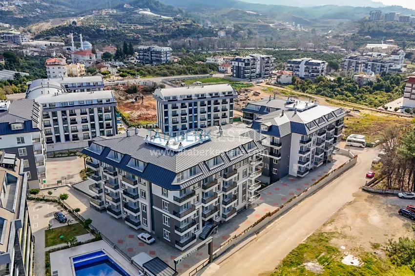 2+1 duplex with furniture in a modern residential complex - Upper Oba, Alanya. Suitable for obtaining a residence permit 7 