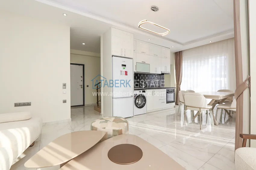 Purchase 2+1 duplex with furniture in a modern residential complex - Upper Oba, Alanya. Suitable for obtaining a residence permit 7 