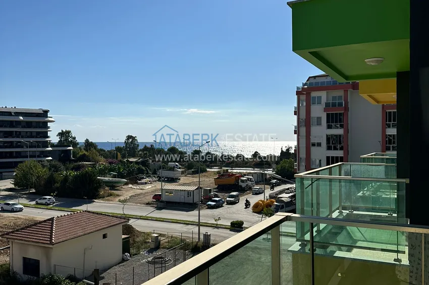 Purchase  New furnished 1+1 apartment with sea view — Kargicak, Alanya, from owner 10 