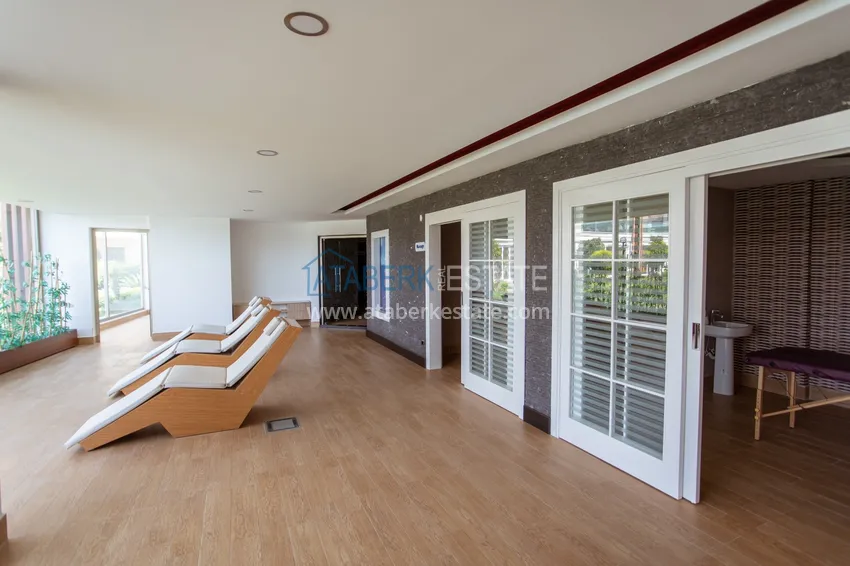 1+1 furnished apartment in Oba, Alanya - glazed balcony, 1st floor  19 