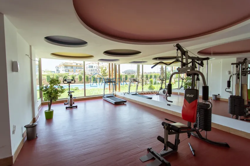 1+1 furnished apartment in Oba, Alanya - glazed balcony, 1st floor  24 