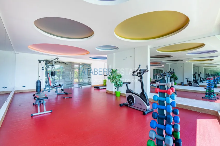 1+1 furnished apartment in Oba, Alanya - glazed balcony, 1st floor  25 