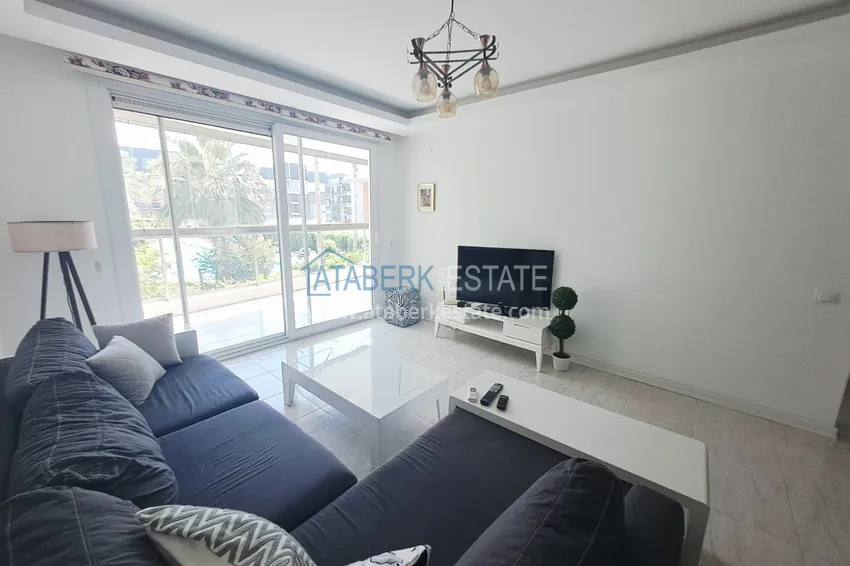 Purchase  1+1 furnished apartment in Oba, Alanya - glazed balcony, 1st floor  4 