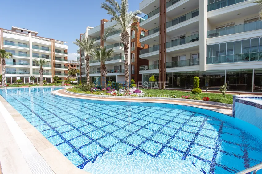 1+1 furnished apartment in Oba, Alanya - glazed balcony, 1st floor  6 