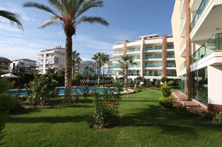 1+1 furnished apartment in Oba, Alanya - glazed balcony, 1st floor  9 