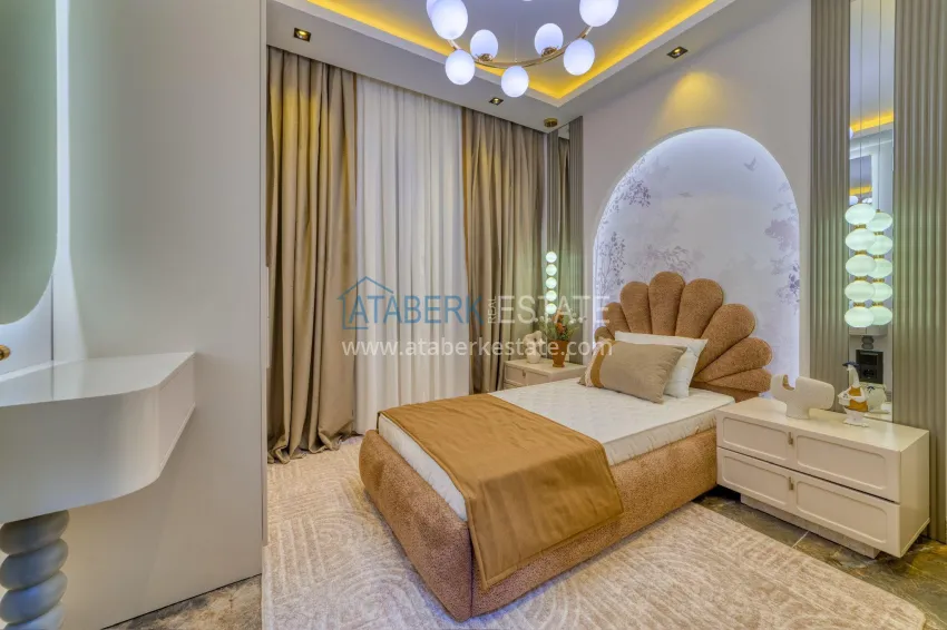 Purchase Luxury villa with pool and panoramic views — Alanya, Bektash. Suitable for citizenship 12 