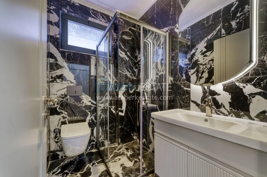 Purchase Luxury villa with pool and panoramic views — Alanya, Bektash. Suitable for citizenship 16 