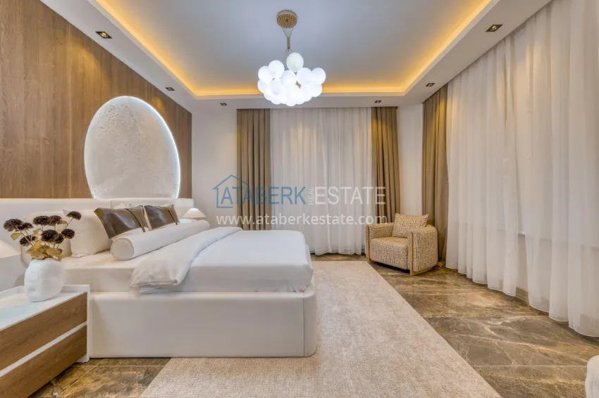 Purchase Luxury villa with pool and panoramic views — Alanya, Bektash. Suitable for citizenship 19 