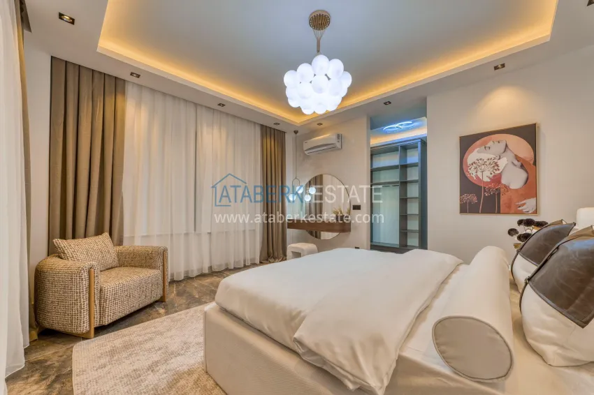 Purchase Luxury villa with pool and panoramic views — Alanya, Bektash. Suitable for citizenship 21 
