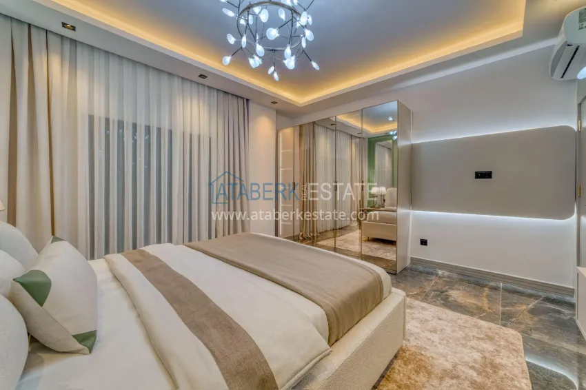 Purchase Luxury villa with pool and panoramic views — Alanya, Bektash. Suitable for citizenship 27 