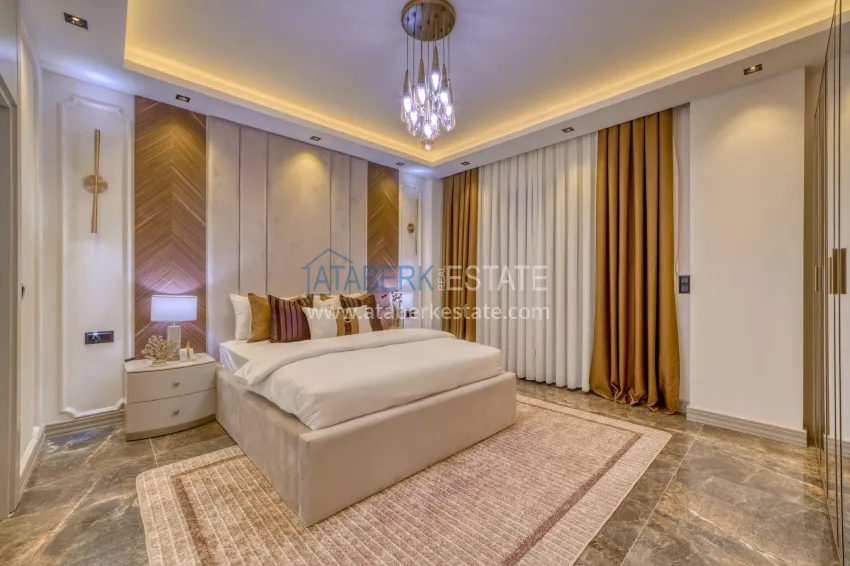 Purchase Luxury villa with pool and panoramic views — Alanya, Bektash. Suitable for citizenship 30 