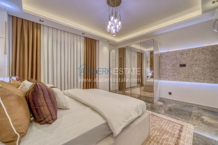 Purchase Luxury villa with pool and panoramic views — Alanya, Bektash. Suitable for citizenship 31 