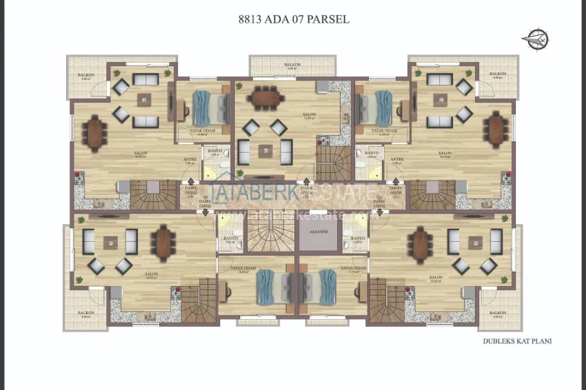 Buy cheap New 2+1 apartment with turnkey finishing — Hurma, Konyaalti, Antalya. Sale by owner 1 