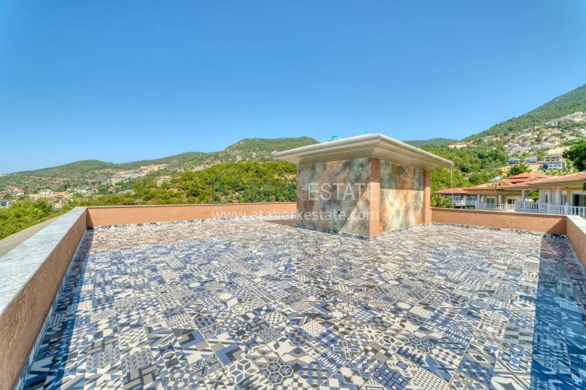 Purchase Luxury villa with pool and panoramic views — Alanya, Bektash. Suitable for citizenship 42 