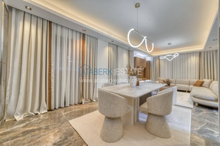 Purchase Luxury villa with pool and panoramic views — Alanya, Bektash. Suitable for citizenship 6 