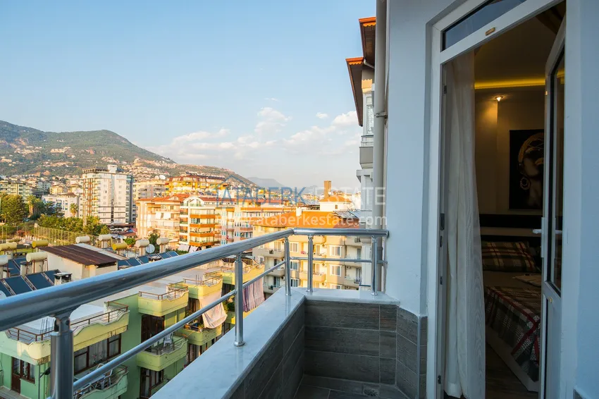 Purchase  Ready-made housing in the center of Alanya, for a residence permit — a one-bedroom apartment with furniture and mountain views 17 