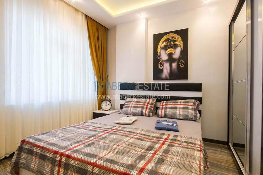 Purchase  Ready-made housing in the center of Alanya, for a residence permit — a one-bedroom apartment with furniture and mountain views 10 