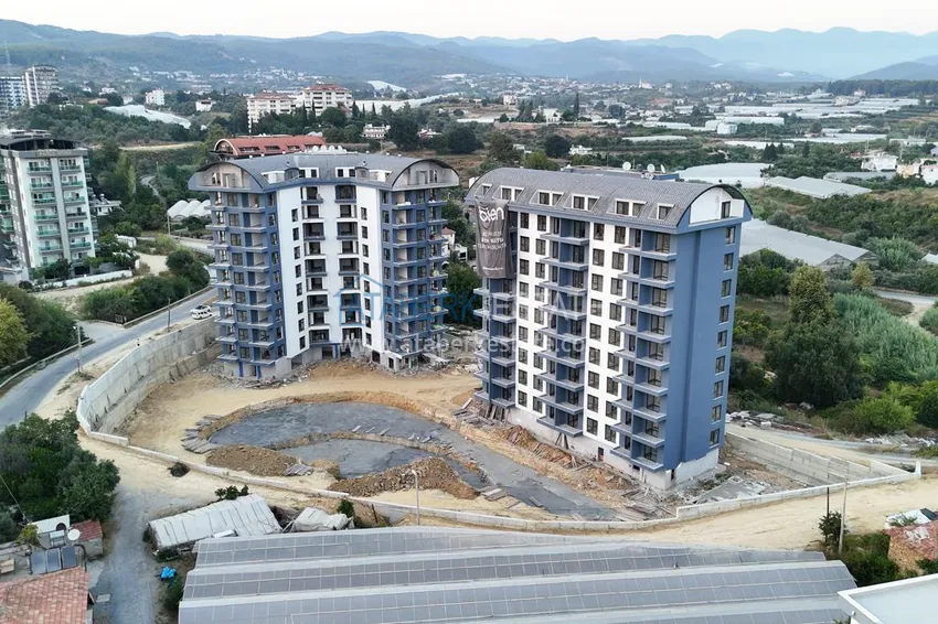 Luxury apartments with installments of up to 6 years in a resort-style complex - Avsallar district, Alanya 1 