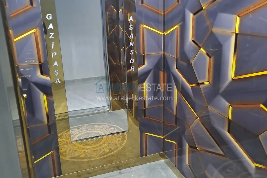 1+1 apartment with two balconies and fine finishing in Alanya, Avsallar district 11 