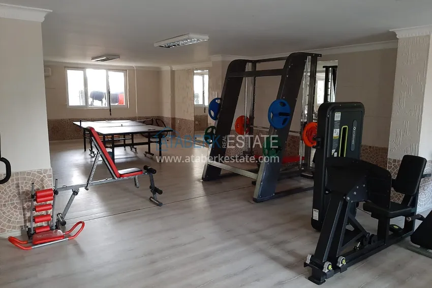 2+1 apartment with furniture and sea view in a complex on the beachfront — Mahmutlar, Alanya 24 