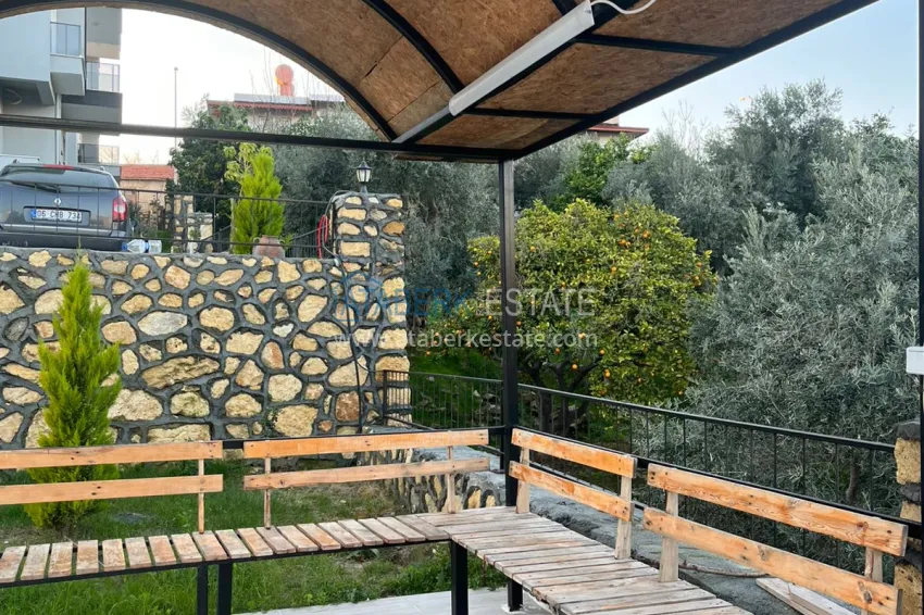 1+1 apartment with two balconies and fine finishing in Alanya, Avsallar district 6 