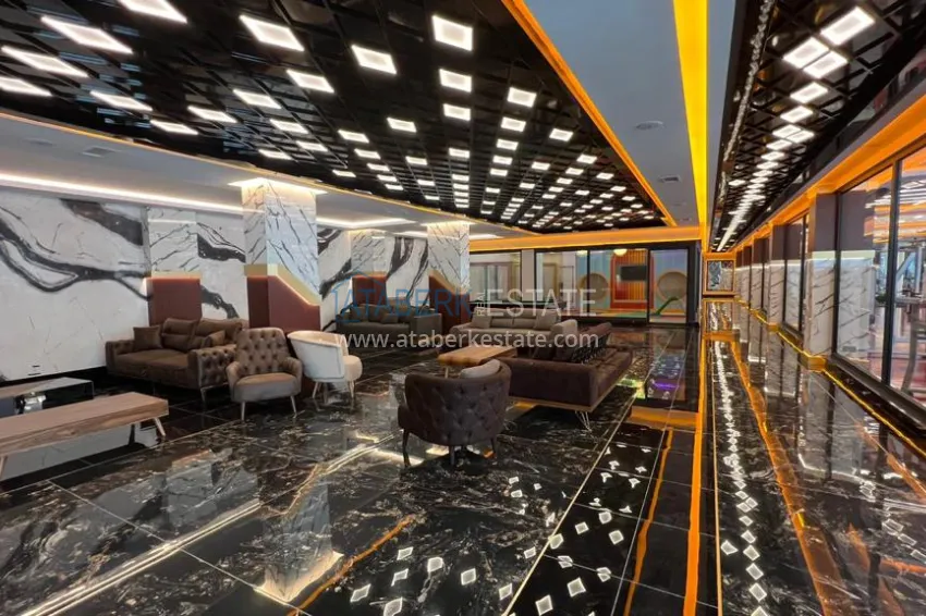 Turnkey one-bedroom apartment with two glazed balconies in a prestigious complex - Mahmutlar, Alanya 7