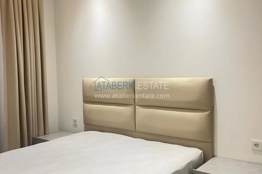 Purchase Turnkey one-bedroom apartment with two glazed balconies in a prestigious complex - Mahmutlar, Alanya 8