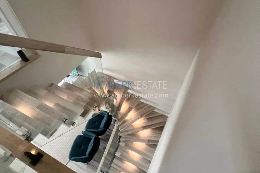 Purchase 3+1 duplex with furniture and mountain views, Upper Oba district - sale from owner 12 