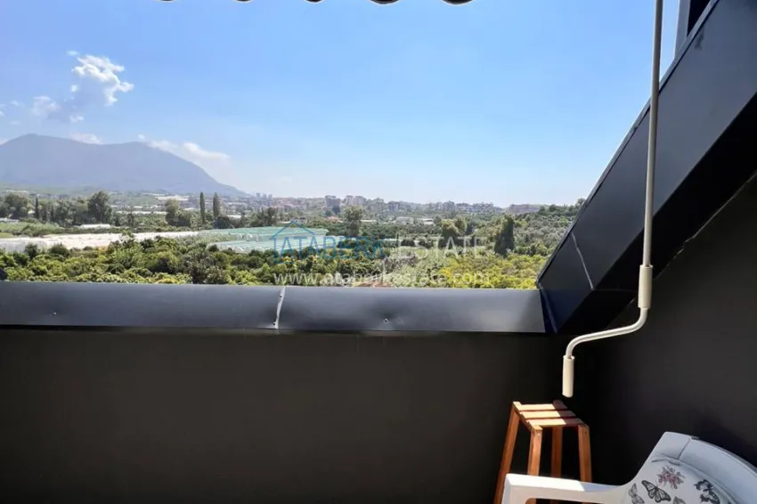 Purchase 3+1 duplex with furniture and mountain views, Upper Oba district - sale from owner 14 