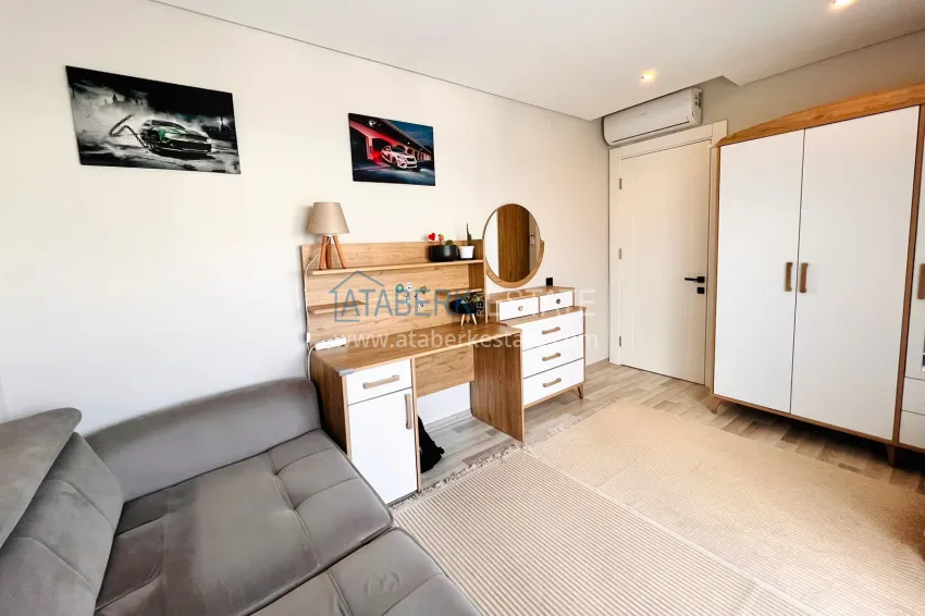 Purchase 3+1 duplex with furniture and mountain views, Upper Oba district - sale from owner 4 