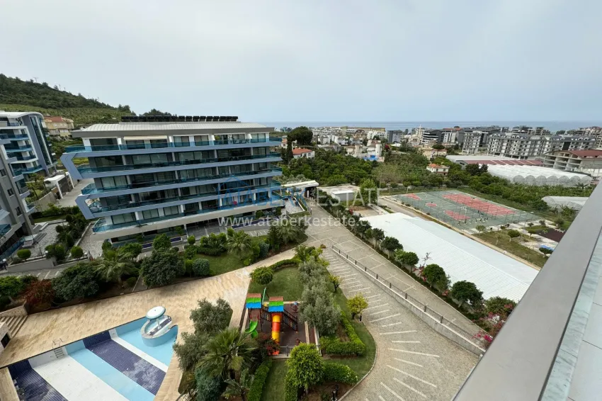 Purchase  2+1 penthouse with new furniture and panoramic views in Alanya, Kargicak district 22 