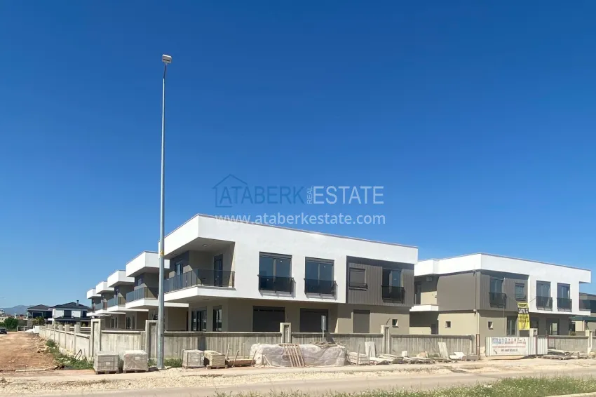 Modern villas in the mountainous region of Antalya — Dosemealti, under construction 2 