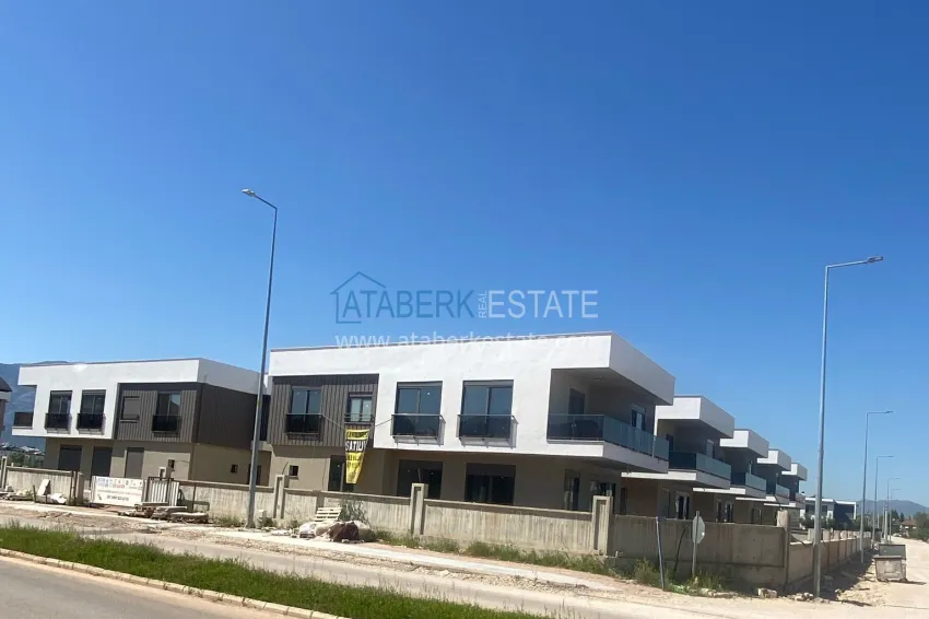 Modern villas in the mountainous region of Antalya — Dosemealti, under construction 3 