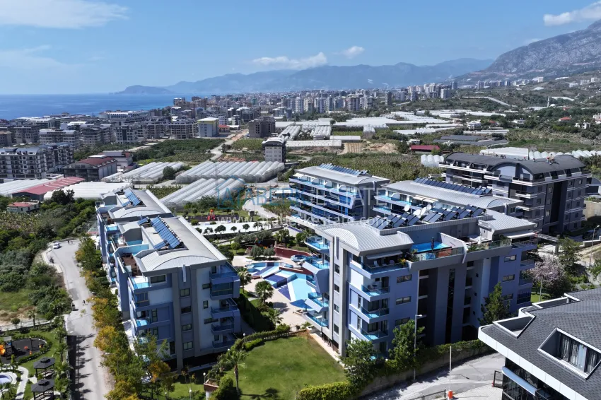 3+1 penthouse with private pool on the terrace in Kargicak - premium class and panoramic views 3 