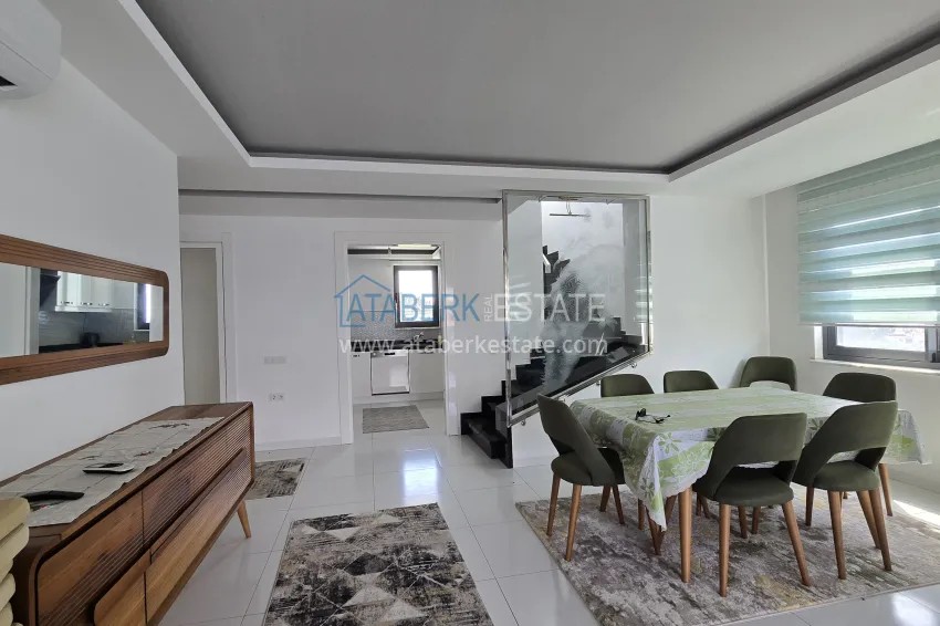 Purchase 3+1 penthouse with private pool on the terrace in Kargicak - premium class and panoramic views 7 