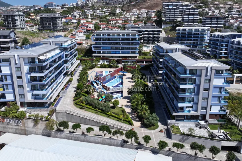 3+1 penthouse with private pool on the terrace in Kargicak - premium class and panoramic views 4 