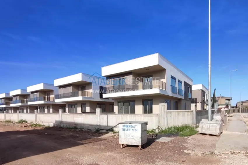 Modern villas in the mountainous region of Antalya — Dosemealti, under construction 5 