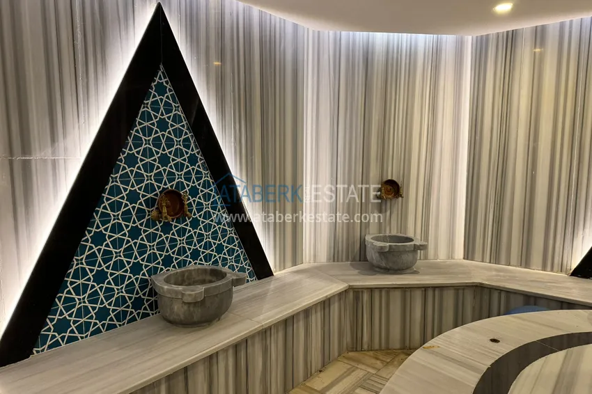 Apartment 1+1 with furniture and sea view - Alanya, Tosmur district. Real estate for a residence permit 20 