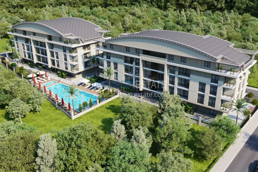 An investment-attractive residential complex project in Konyaalti, Antalya 1 
